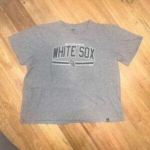 Mens Chicago White Sox Size XXL tee 47 Brand‎ T Shirt gray MLB